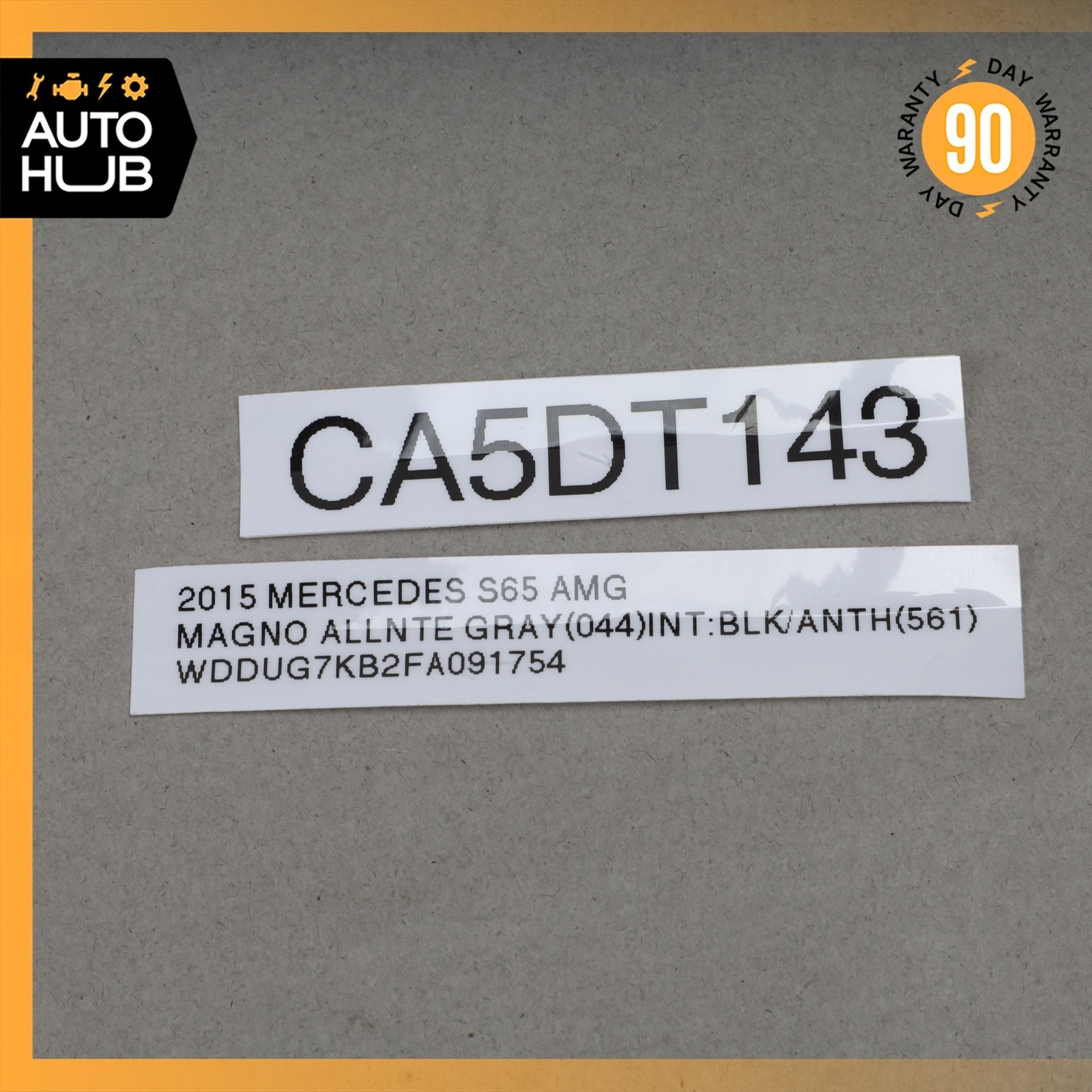 Mercedes W222 S65 Rear Trunk Lid License Plate Light 2218200856 OEM