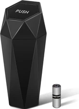 HOTOR Car Trash Can with Lid - 1 Pack, Car Accessories for Interior, Leakproof