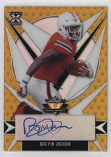 2021 Leaf Valiant Yellow /10 Brevin Jordan #BA-BJ1 Auto 13c1