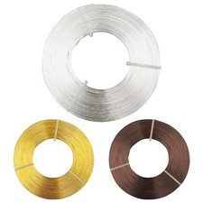 Aluminum Wire Flexible Flat Colored Aluminum Craft Wire Artistic Cable For Way