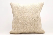 Kilim Pillow Cover, 20x20 in, Decorative Sofa Cushion, Handmade Boho Pillow