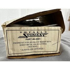 Totally Stainless Engine Kit For A Big Block Mopar With Sheet Metal Valve Covers