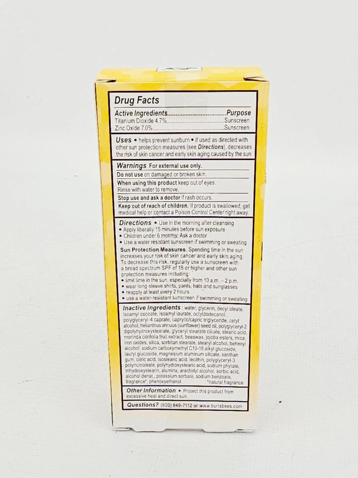 Burts Bees Bb Cream SPF 15 Medium Noni Extract 1.7 oz BB1/26 - Image 3 of 4