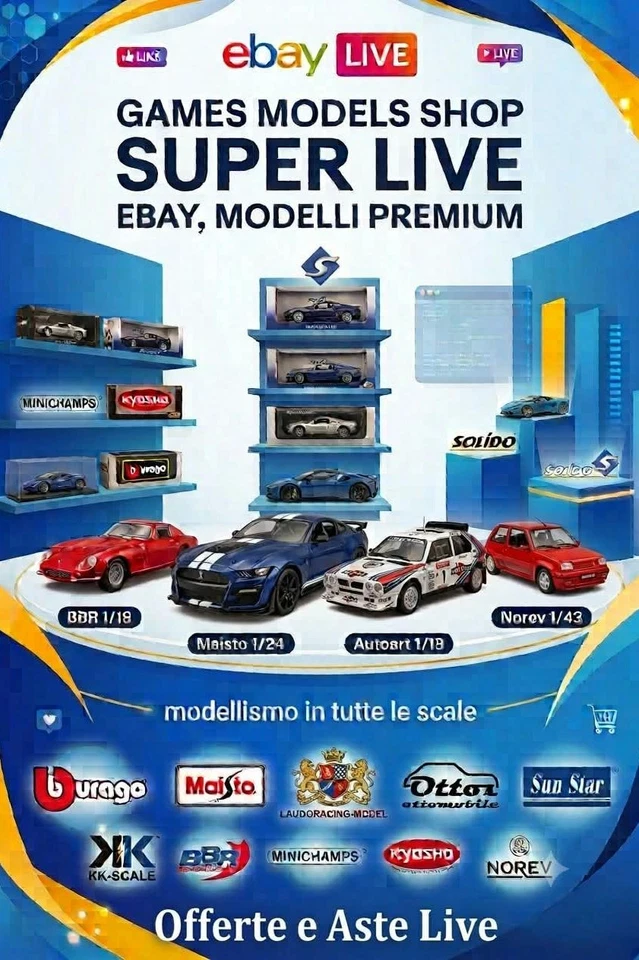 Super Live da Games Models Shop Modellismo Auto e Moto in tutte le scale