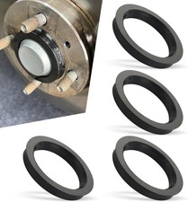 4 Pcs Hub Centric Rings Vibration-reducing Vehicle Wheel Spacers 73.1mm To 60.