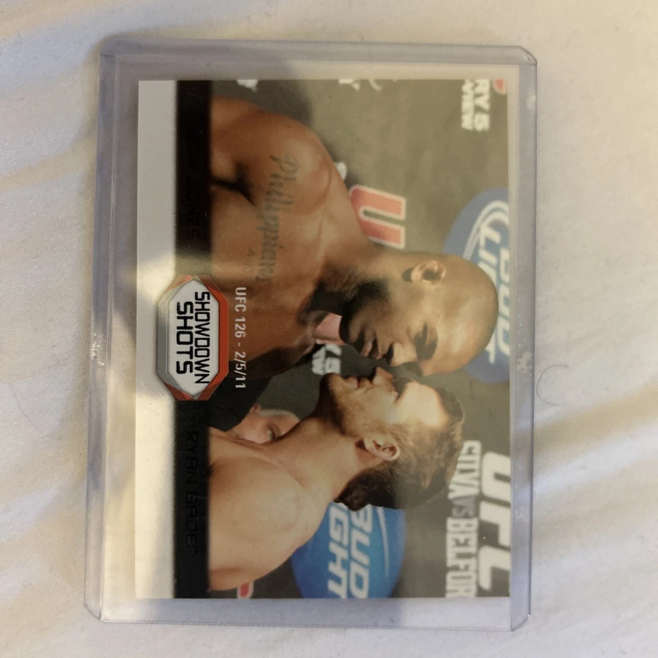 Jon Jones Ryan Bader 2011 Topps UFC Moment of Truth Showdown Shots Black #41/88 - Image 2 of 4