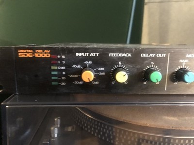 Roland SDE-1000 Digital Delay Rack Effect Processor TESTED WORKING