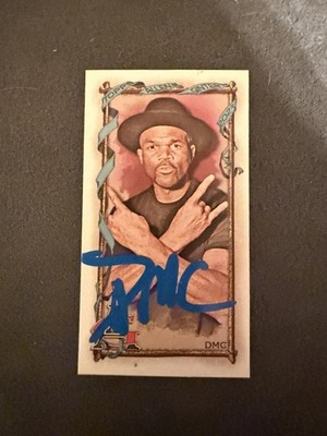 Darryl  DMC  McDaniels Signed Allen & Ginter MINI Card SWAU COA Run Autograph