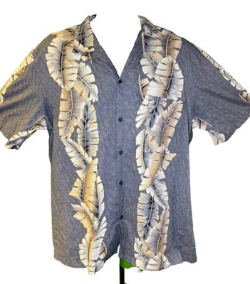 Hawaiihemd jeansblau Aloha Made in Hawaii Herren X-Large