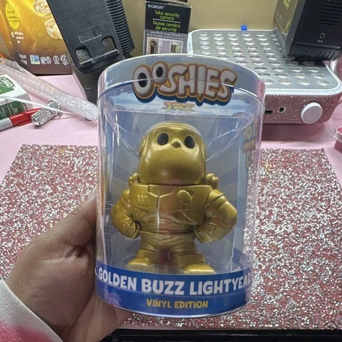 Ooshies Golden Buzz Lightyear Vinyl Edition Toy Story 4 Series 1 Vinyl Figure