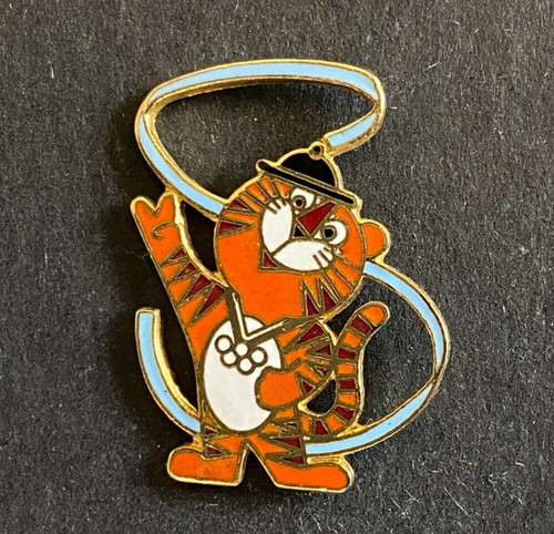 Vintage 1980's Tony the Tiger Los Angelas Olympics Pin Lapel Collectible Pin