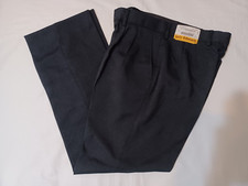 NWT Lady Edwards pleated dark navy uniform pants  8691-17 size 8  32" waist 