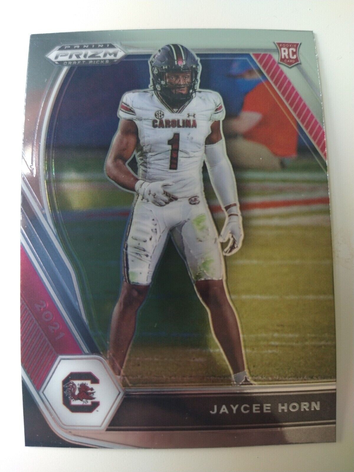 2021 Prizm Draft Picks Jaycee Horn #142 Rookie RC