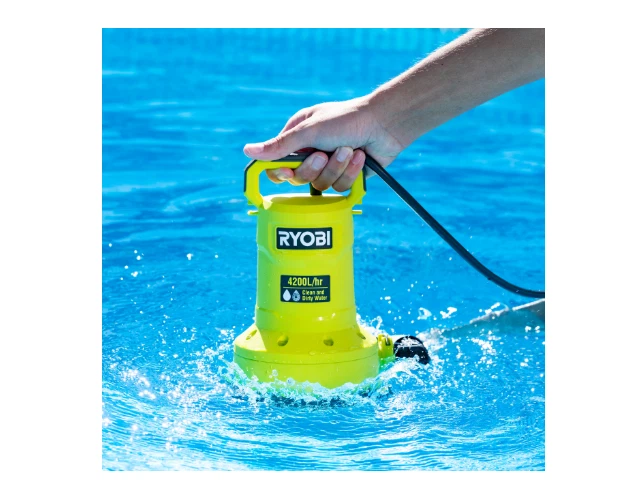 Ryobi 18V ONE+ 4,200L/hr Submersible Pump - Tool Only - image 4 of 4