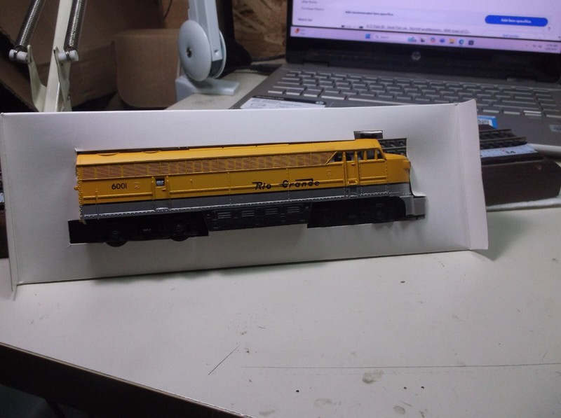 H O FM Dummy Engine Rio Grande 6001 A H M BOXED