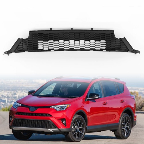Fit 2016 2017 2018 Toyota RAV4 SE Honeycomb Front Bumper Lower Grille Grill - Picture 1 of 11