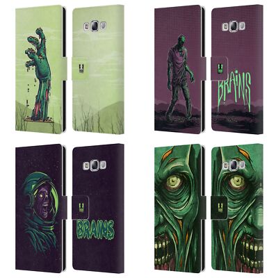HEAD CASE DESIGNS ZOMBIES BRIEFTASCHE HUELLE AUS LEDER FÜR SAMSUNG HANDYS 3