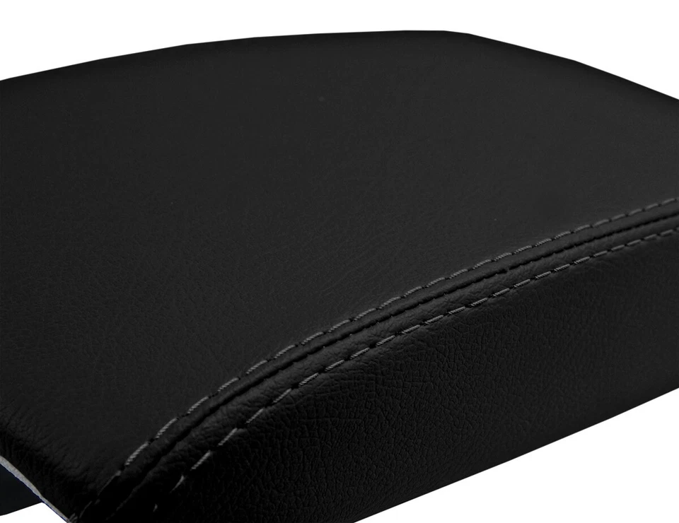 Se adapta a Mazda 3 2010-2013 PVC Cuero Consola Tapa Pull Over Cubierta Negro Foto 4 de 4