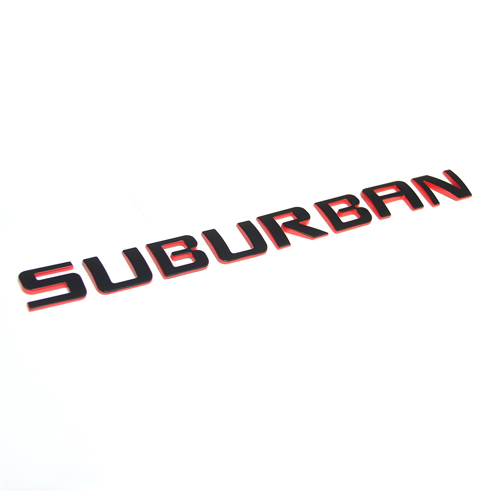 1 OEM Suburban RedLine Emblem Badge letter for Redline