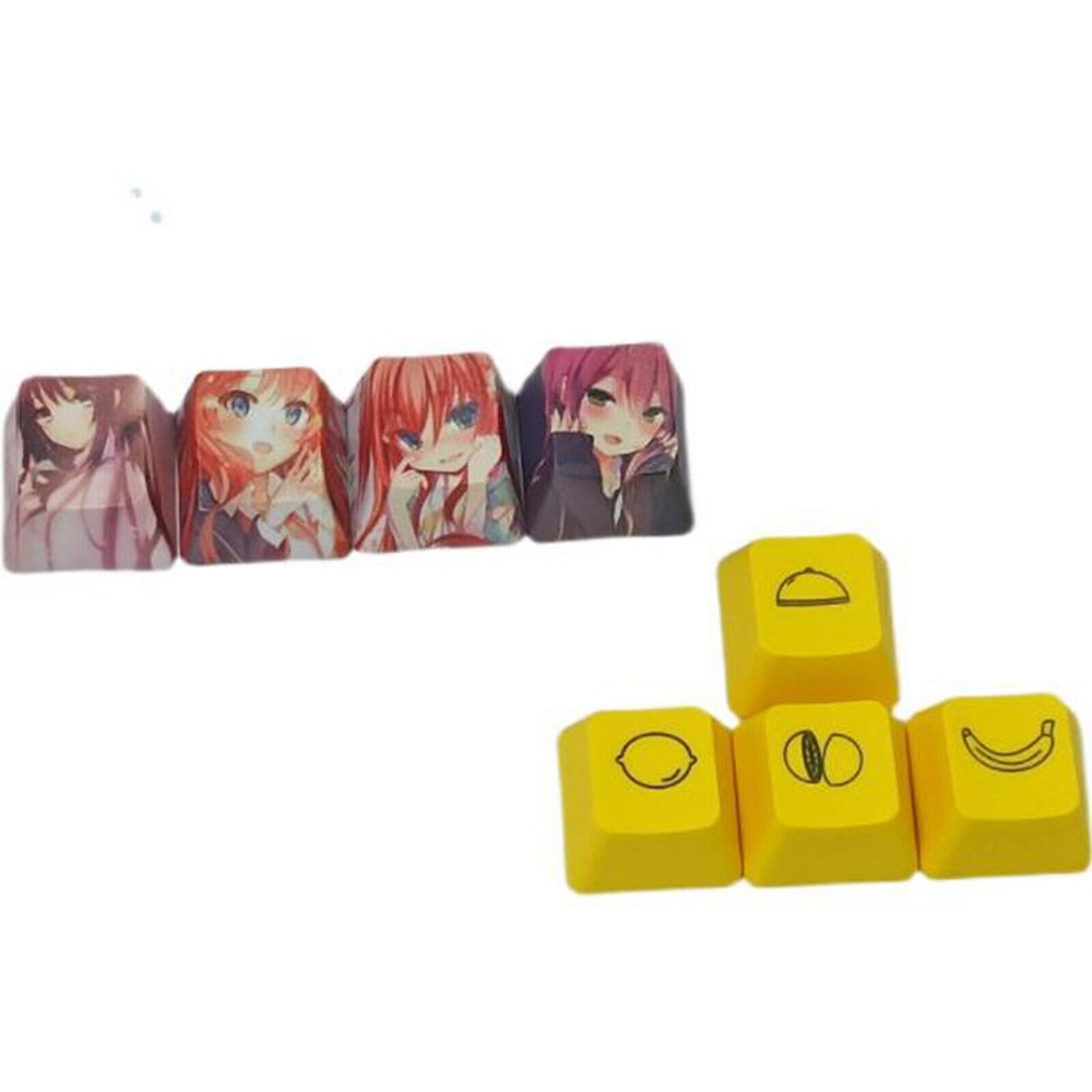 Mechanical Keyboard Snow Mountain Fuji PBT OEM R4 Arrow Keycaps