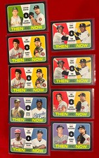 Lot (9) 2020 Topps Heritage Baseball Then And Now Palmer Jackson Cole