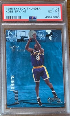 1998 Skybox Thunder Basketball #108 Kobe Bryant PSA 6 | eBay