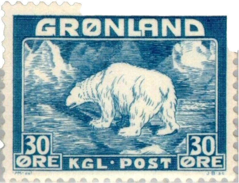 Osos con bisagras de menta Sellos Groenlandia