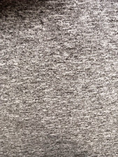 Charcoal Grey Two-Sided Sweatshirt Fleece Stretch Fabric 64" Long - BTY