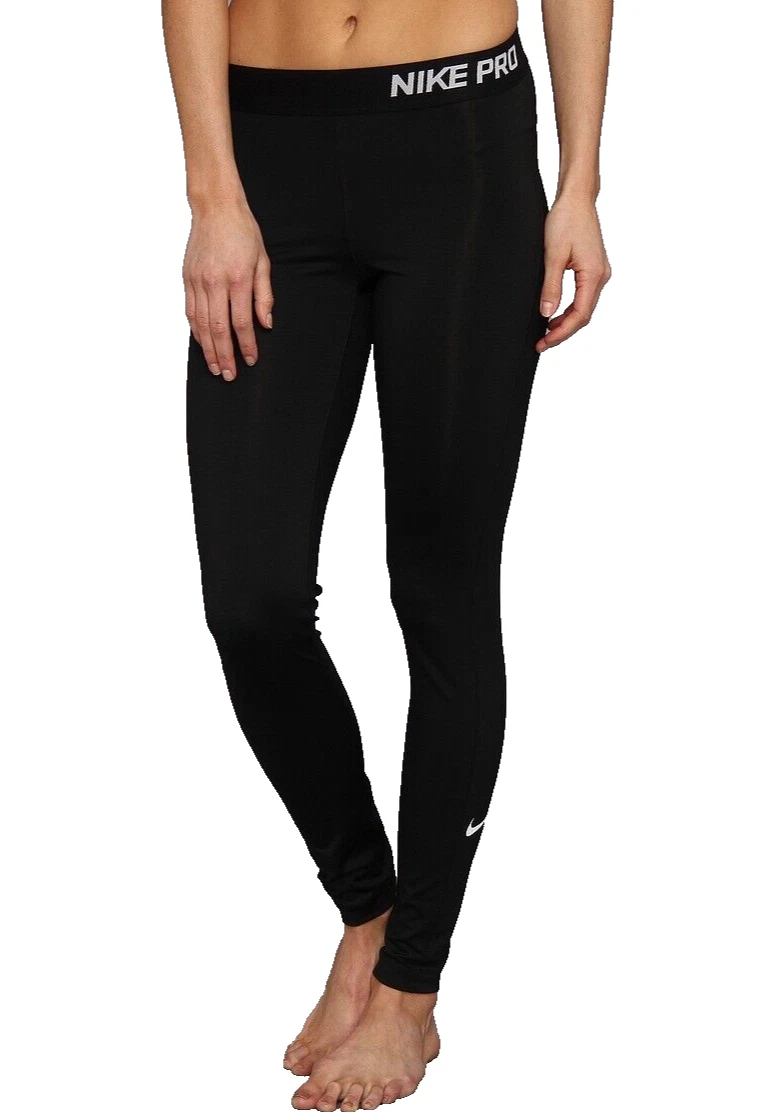 NEW NIKE [XS] Women's PRO Training Run/Yoga/Gym Leggings-Black 589367-010