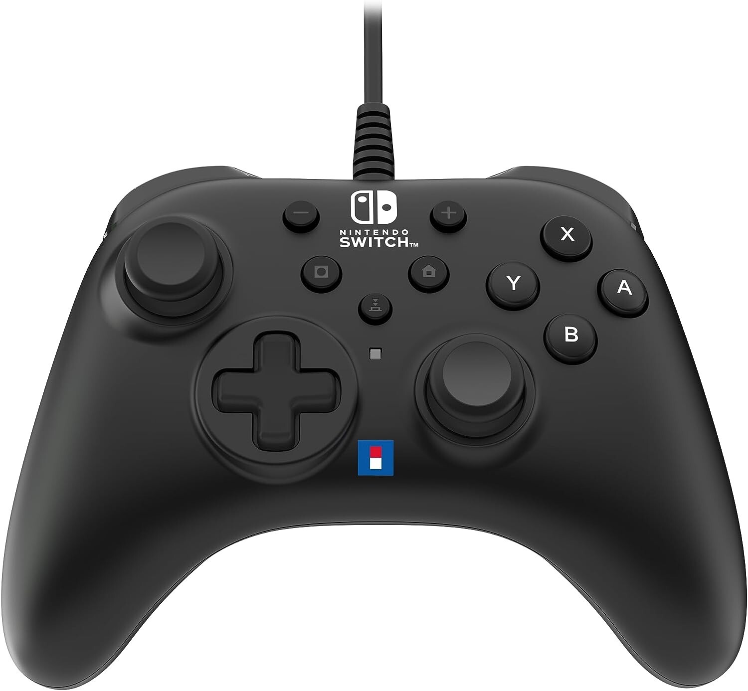 Manette filaire Switch HORI noire avec fonction Turbo pour console OLED