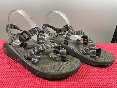 Chaco Sandals Black & Gray Mens 12 Chaco Sandals Mens size 12 Gray and Black Minimal Wear | eBay main image 4