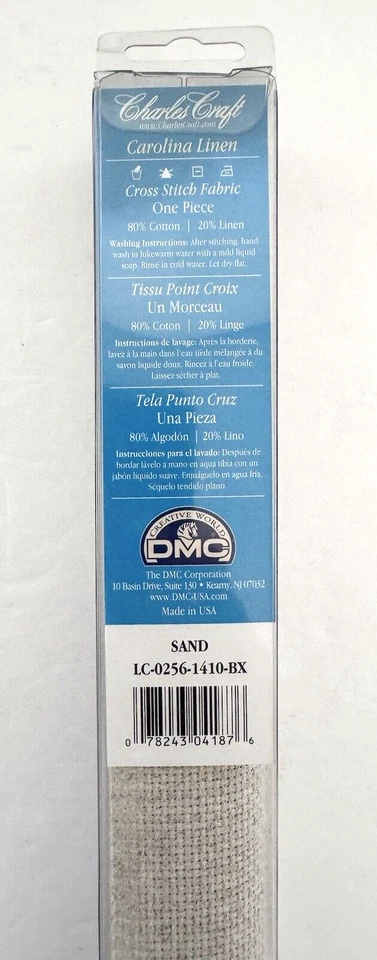 Charles Craft Aida Cloth Mixed Lot Cotton and Linen 14 & 18 Count Cross Stitch - Image 4 of 4