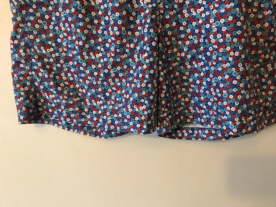 Bermuda de praia Ben Sherman masculina tamanho XL forrada de malha praia verão - Imagem 3 de 4