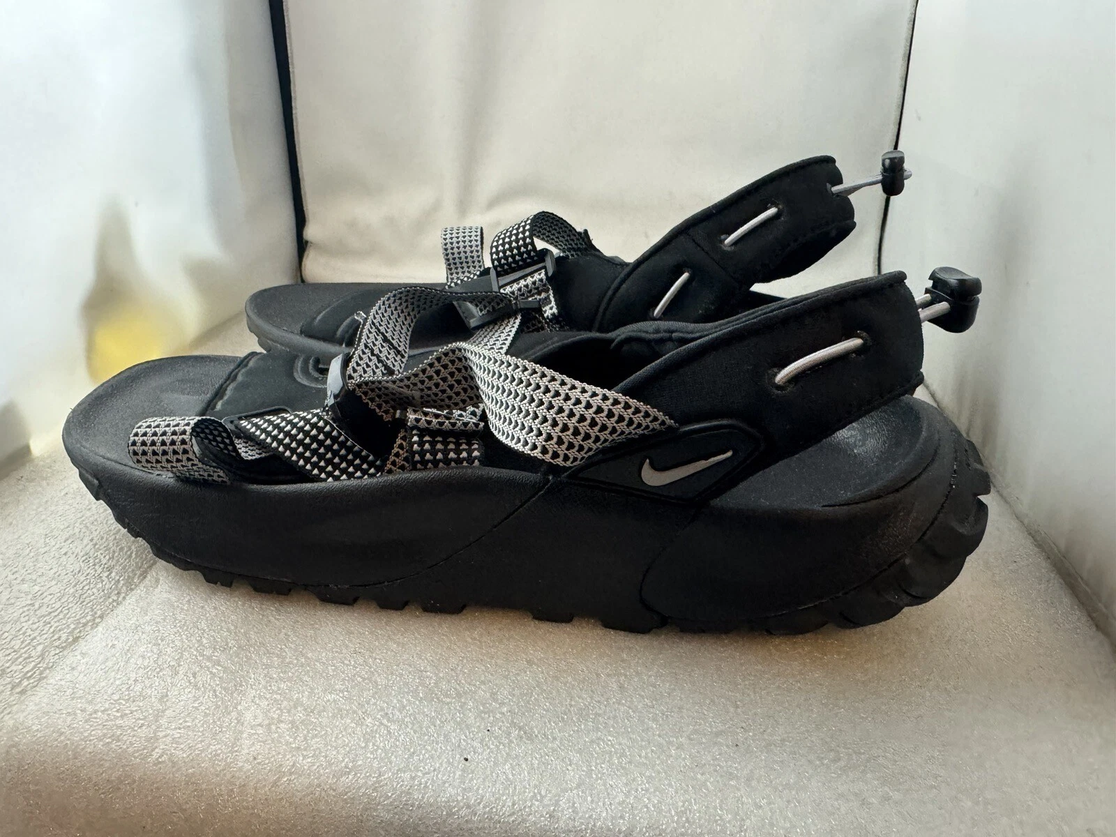 Sandali Nike Oneonta Nature Trail Outdoors neri grigio DJ6604 001 da uomo taglia 13 NUOVI