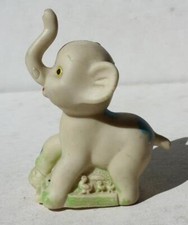 Elephant Figurine Rubber Plastic Squeak Toy Ducks Kids Made in Taiwan Squeaks