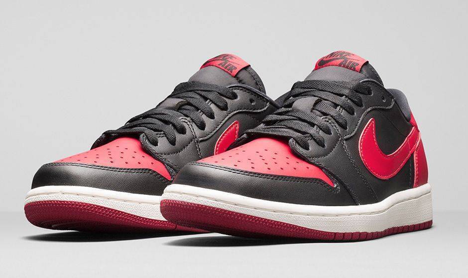 Детская обувь Air Jordan Air Jordan 1 Retro Low OG GS Bred 709999-001