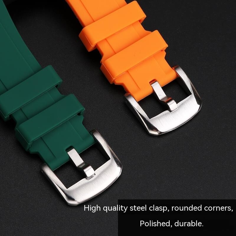 For Mido TV Multifort M049526 Arc MmouthSilicone Strap 22mm