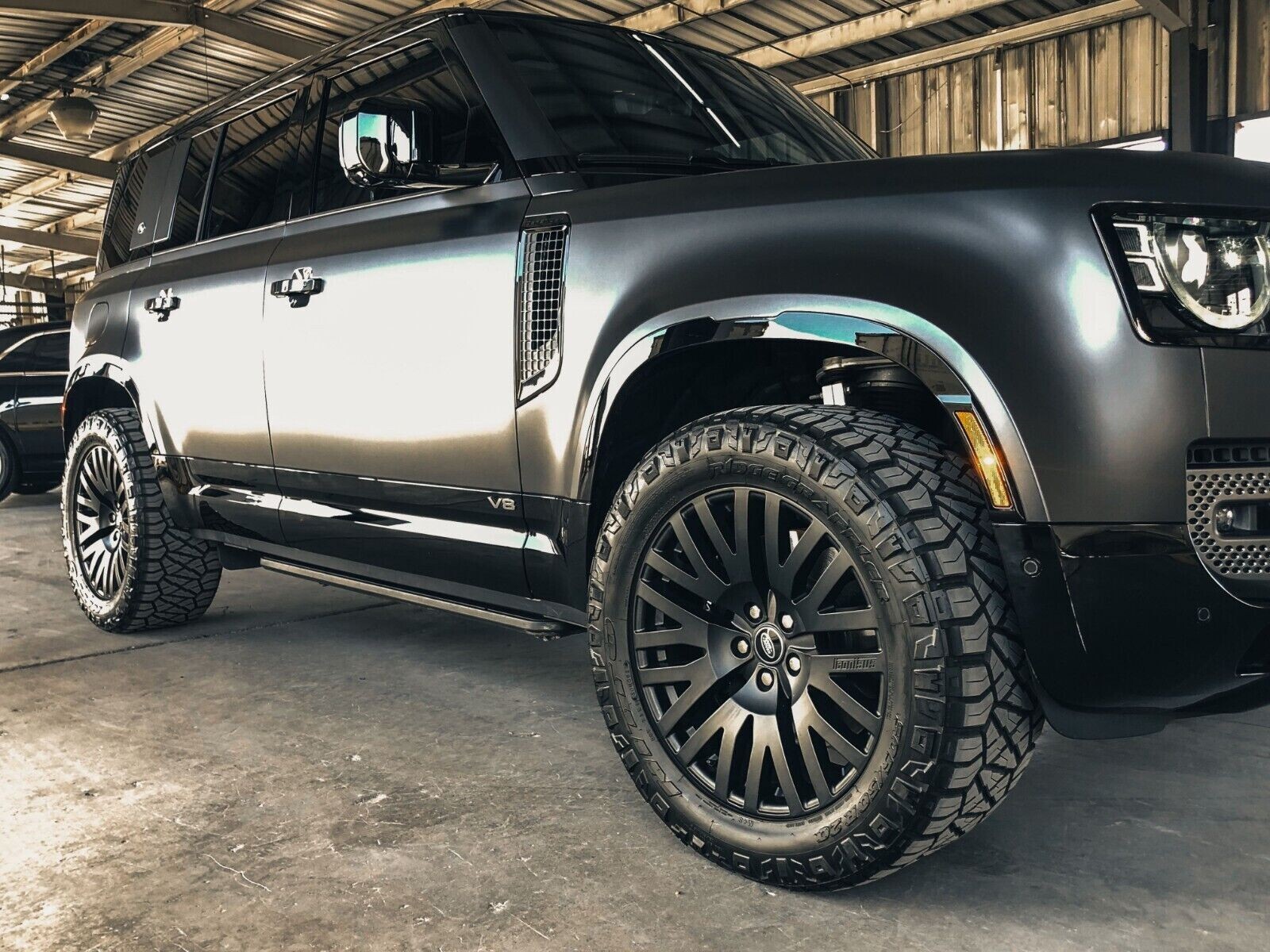 20" DEFENDER rims wheels SATIN BLACK 90, 110 Iconisus 20x9.5 also 130