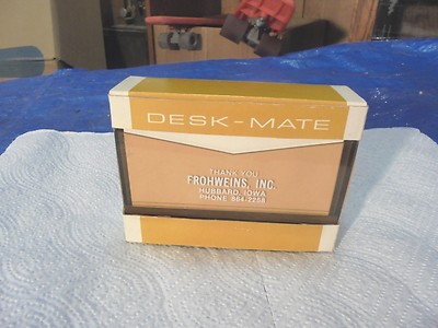 desk mate memo pad frohweins' inc. hubbard iowa 