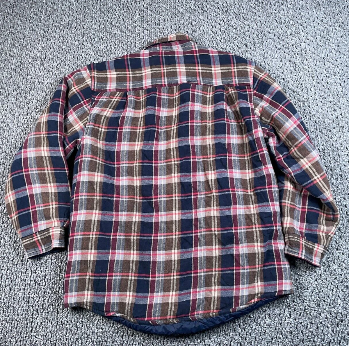 Wolverine quilted flannel shirt clearance jacket