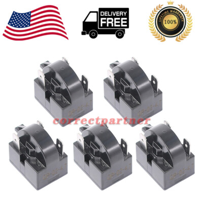 5x QP-02-4.7 Refrigerator Start Relay PTC For 3Pin Magic Chef Compressor QP2-4.7