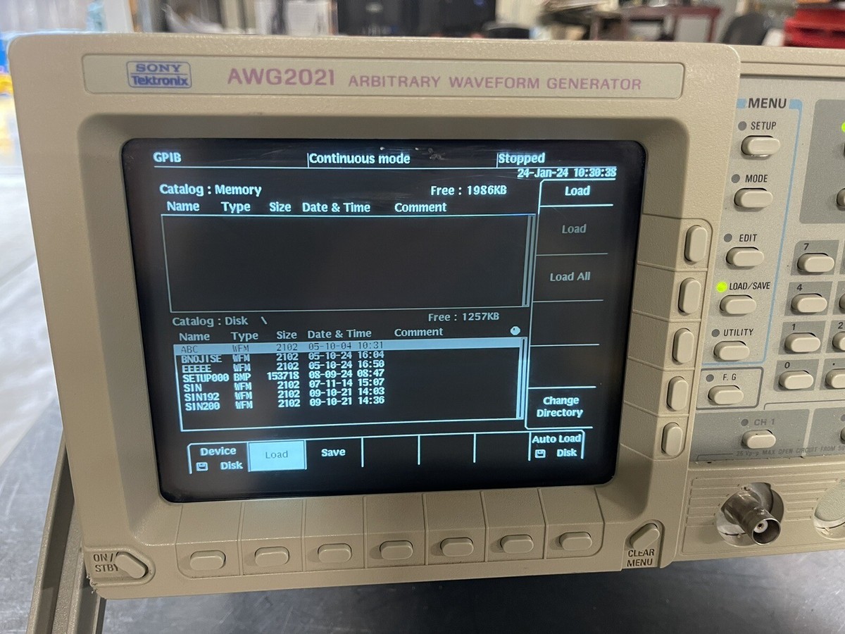 Sony Tektronix AWG2021 Arbitrary Waveform Generator | eBay