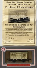 Dapol 00 East Kent MRS 8T Vent Van Shepherd Neame Brewers Faversham L/E : New