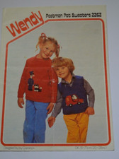 Knitting pattern for jumper postman Pat & jess childs