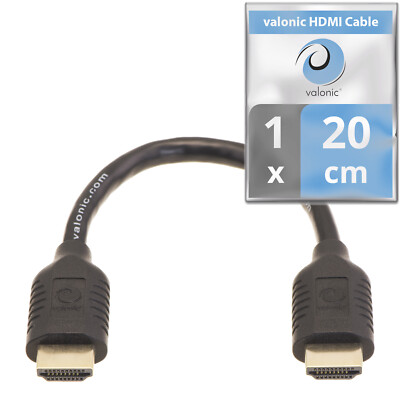 HDMI Kabel kurz 20cm Ethernet UHD High Speed 4k 3D HD PS4 UHD ARC Switch TV PC
