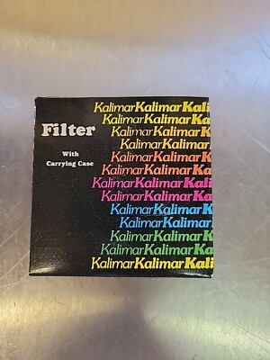 KALIMAR 55mm PL K855 UV Filter With Carrying Case VTG NOS Never Used