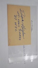 Dick Hughes signed Postcard