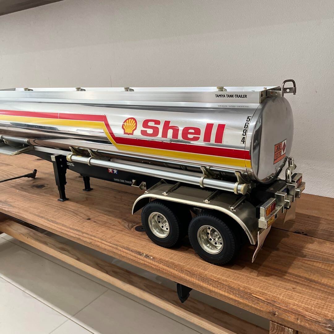 Tamiya タンクトレーラー Shellロゴ付き Tamiya タンクトレーラー Shellロゴ付き Tamiya Tank Trailer With