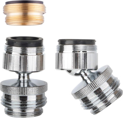  Multi-Thread Kitchen Sink Faucet Adapter, 3/4 Inch Garden Hose Adapter for Male