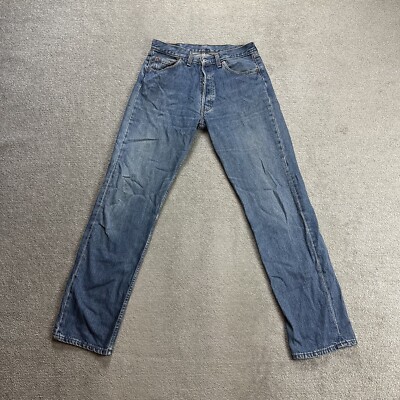LEVIS Jeans 501 XX Herren Vintage Hose W32 L34 Made in UK 6304 Blau Denim